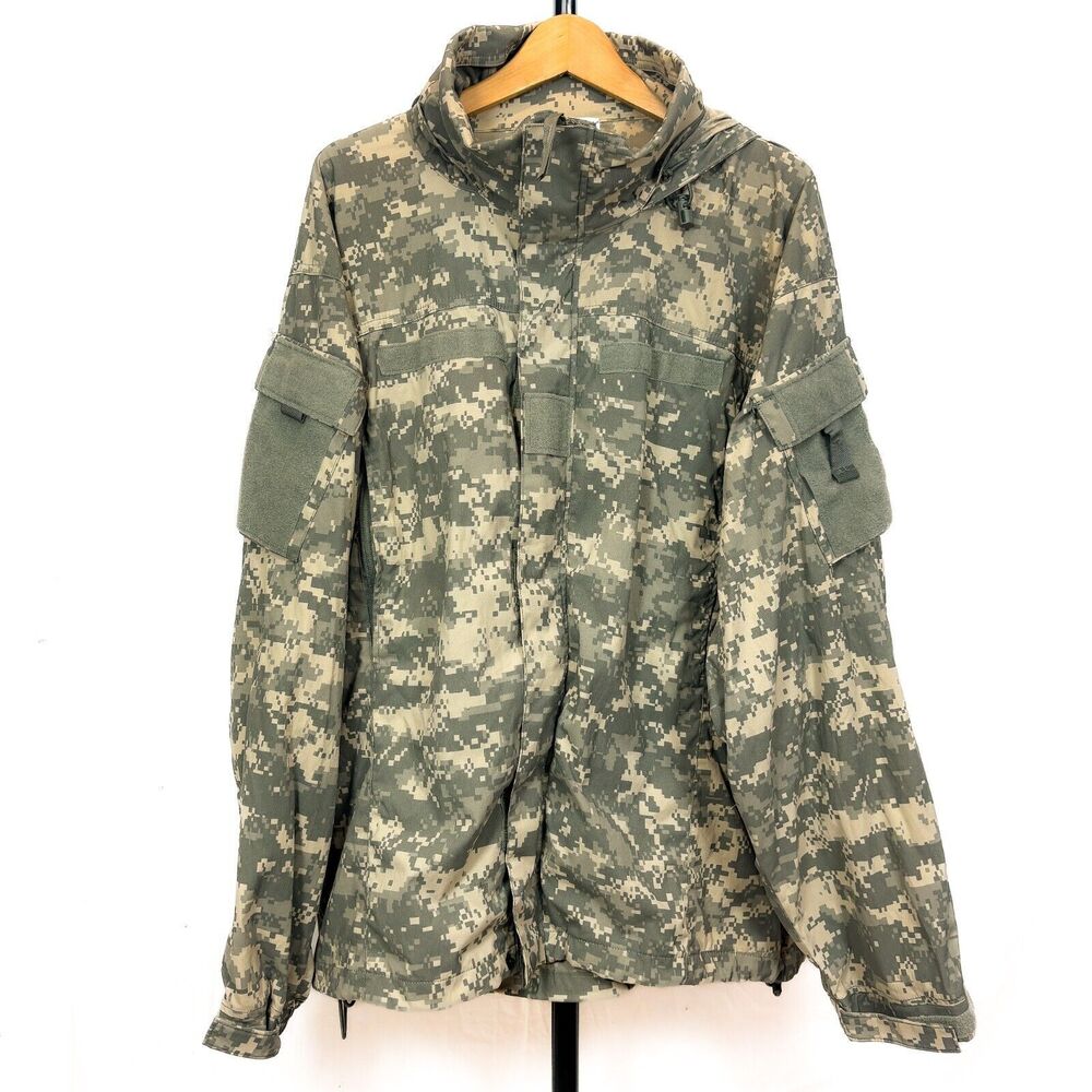 Gen 3 ACU Camo Soft Shell Cold Weather Jacket NSN 8415-01-538-6825 XL-R URBAN